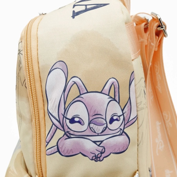 Stitch Mini Backpack – 13” Disney Nylon Bag with Angel & Scrump, Lilo and Stitch main image 6